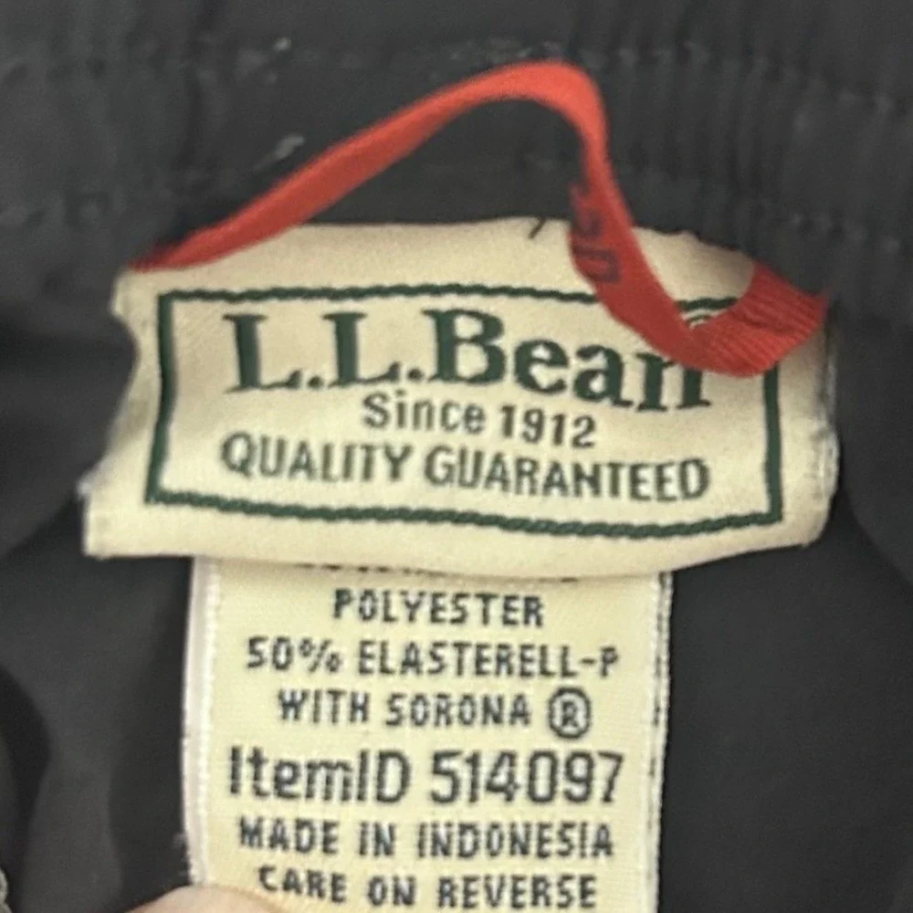 L.L.Bean Multisport Jogger Pants Mens Small Black Stretch Hiking Activewear